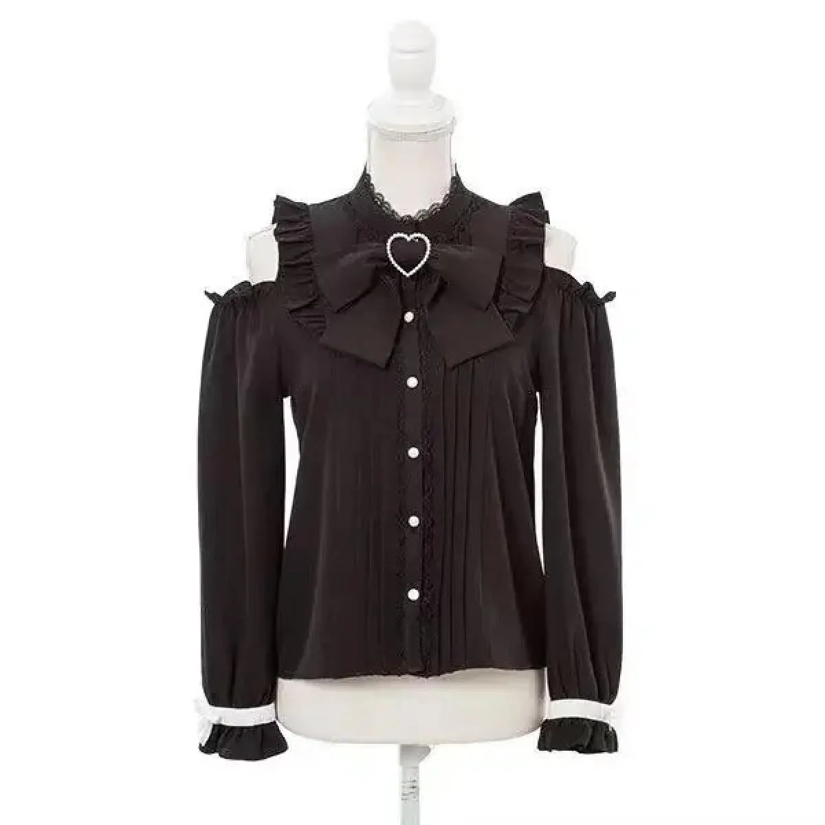 2023 Camicia design da donna Autunno dolce rugiada Abiti a spalla Camicia vintage Camisas De Mujer