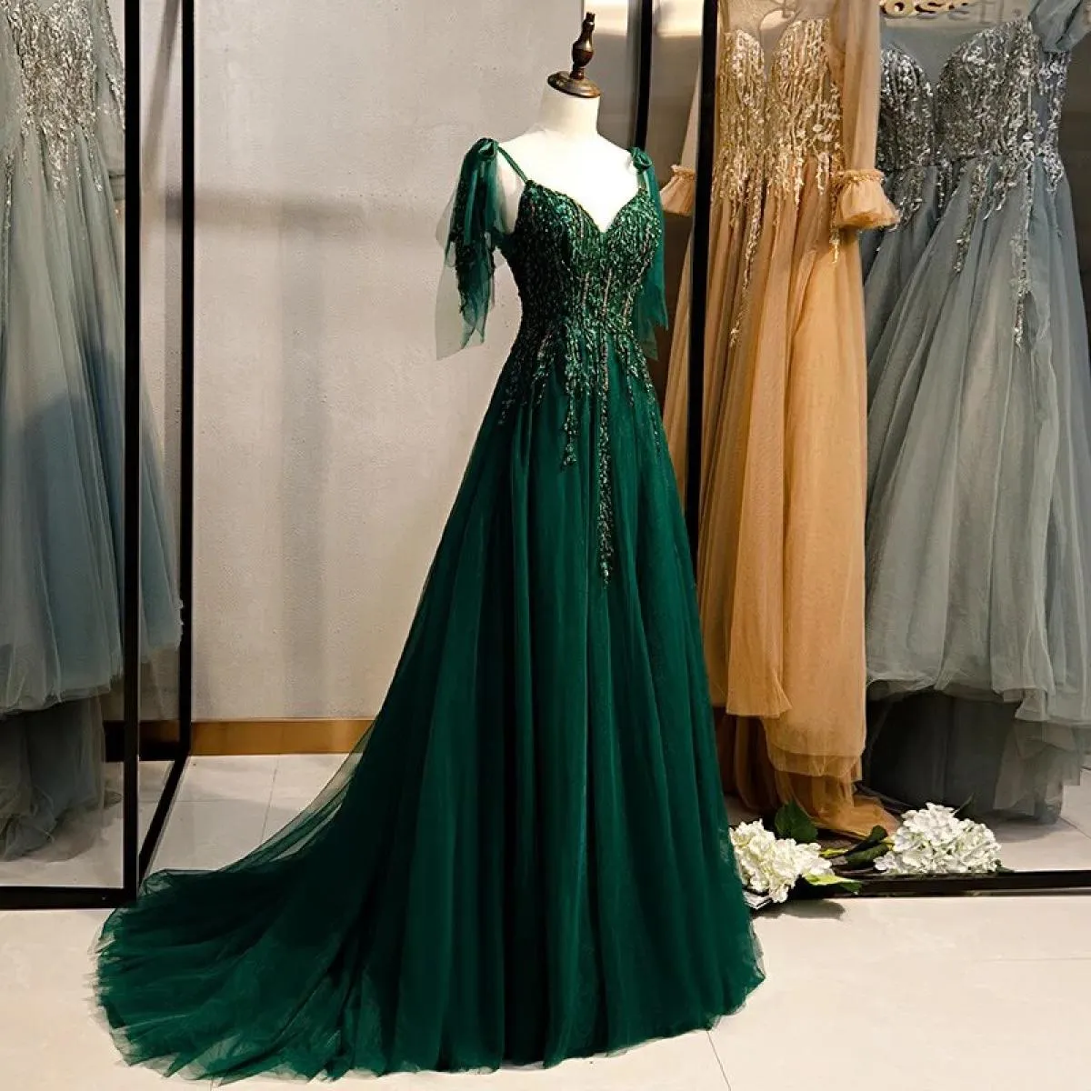 Abito da festa lungo Donna Elegante lusso Lussuoso Abiti da sera da donna 2023 Abiti lunghi per eventi speciali Abiti da ballo