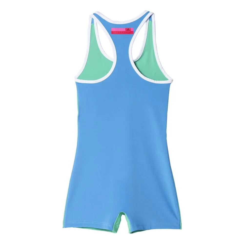 ADIDAS tuta short stella bright green donna