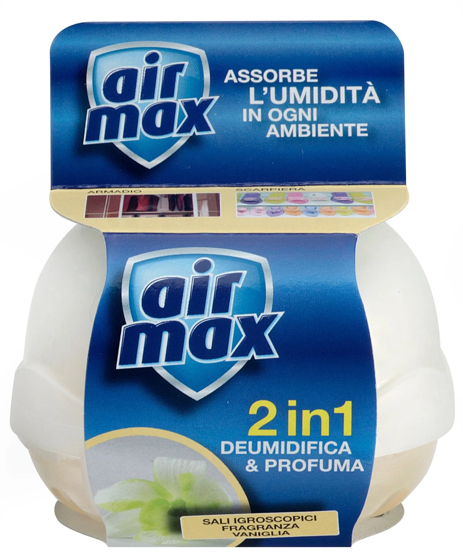 AIR MAX kit deo assorbiumidità vaniglia