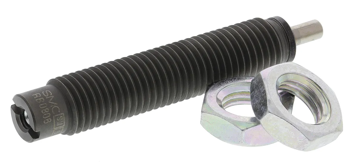 Ammortizzatore SMC serie RB, M8 x 1, lungh. tot 46.8mm, energia max 2.94J/ciclo
