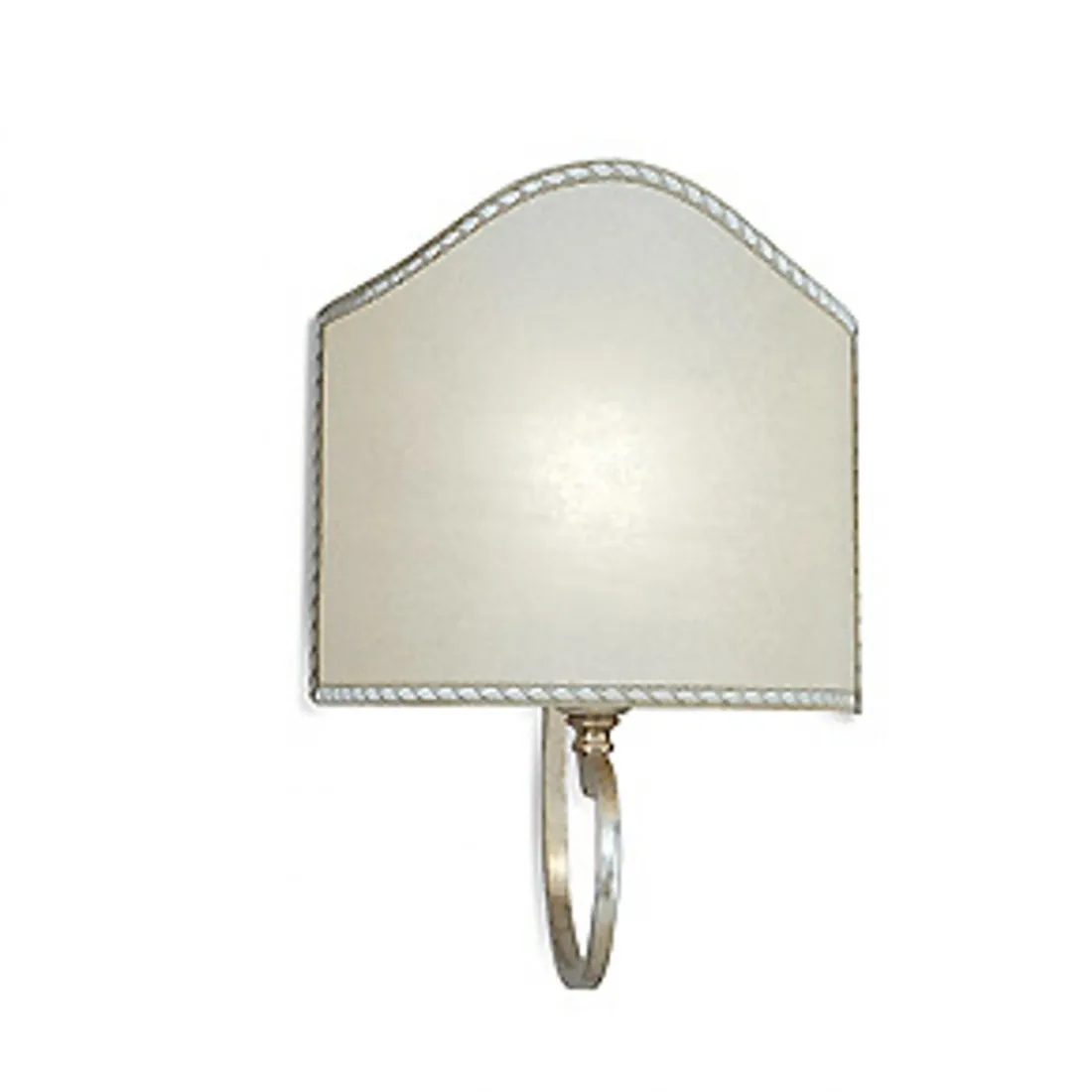 Applique classico Flami illuminazione DECO 6261 A1F E27 LED metallo pergamena lampada parete