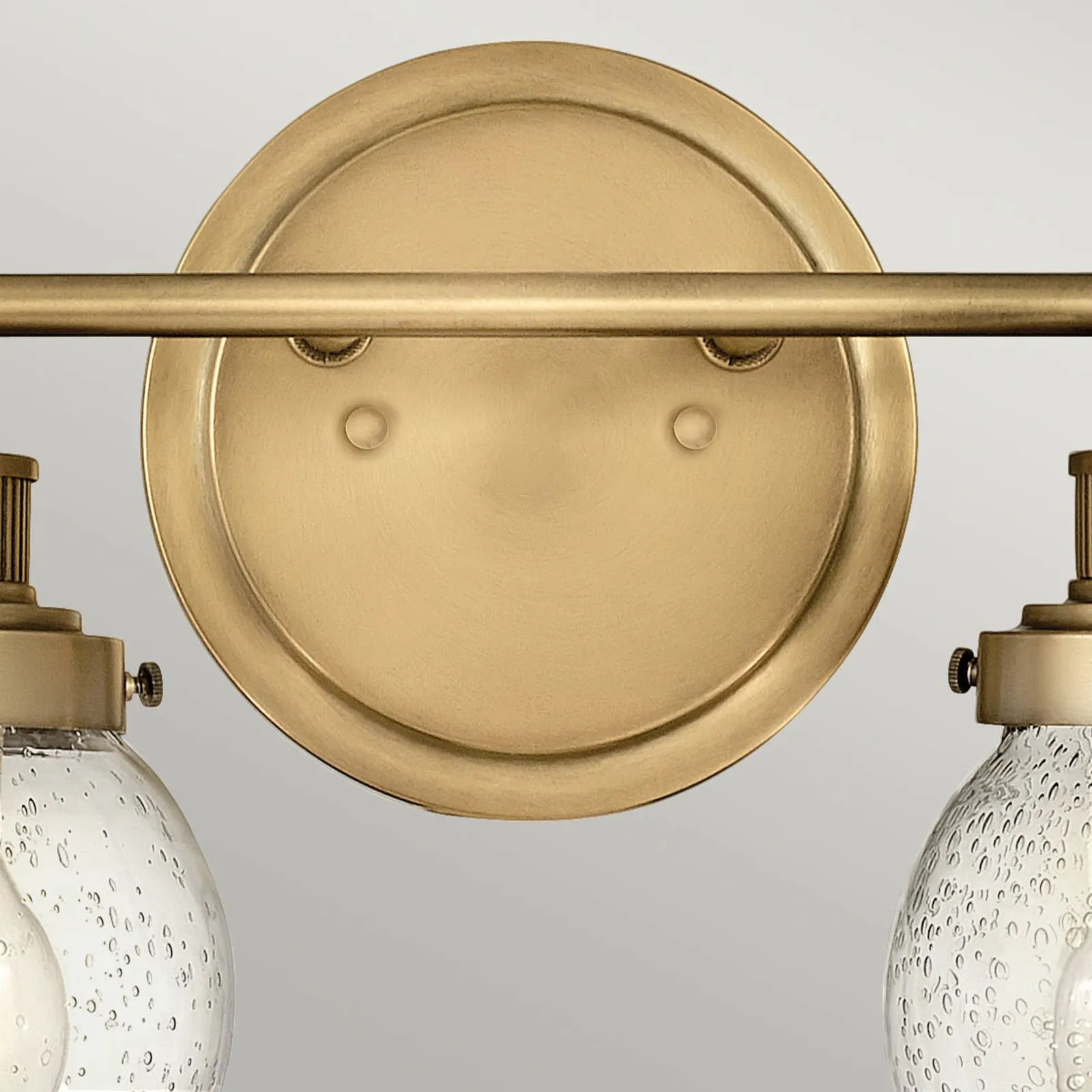 Applique da bagno Poppy, 2 luci, ottone