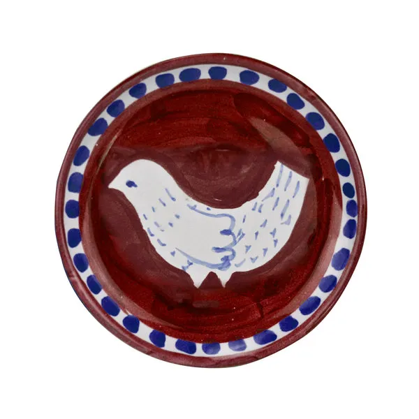 Arcucci Materia piuma bordeaux piattino pane ø17 cm