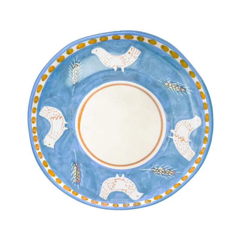 Arcucci Materia piuma cielo vassoio tondo 38 cm