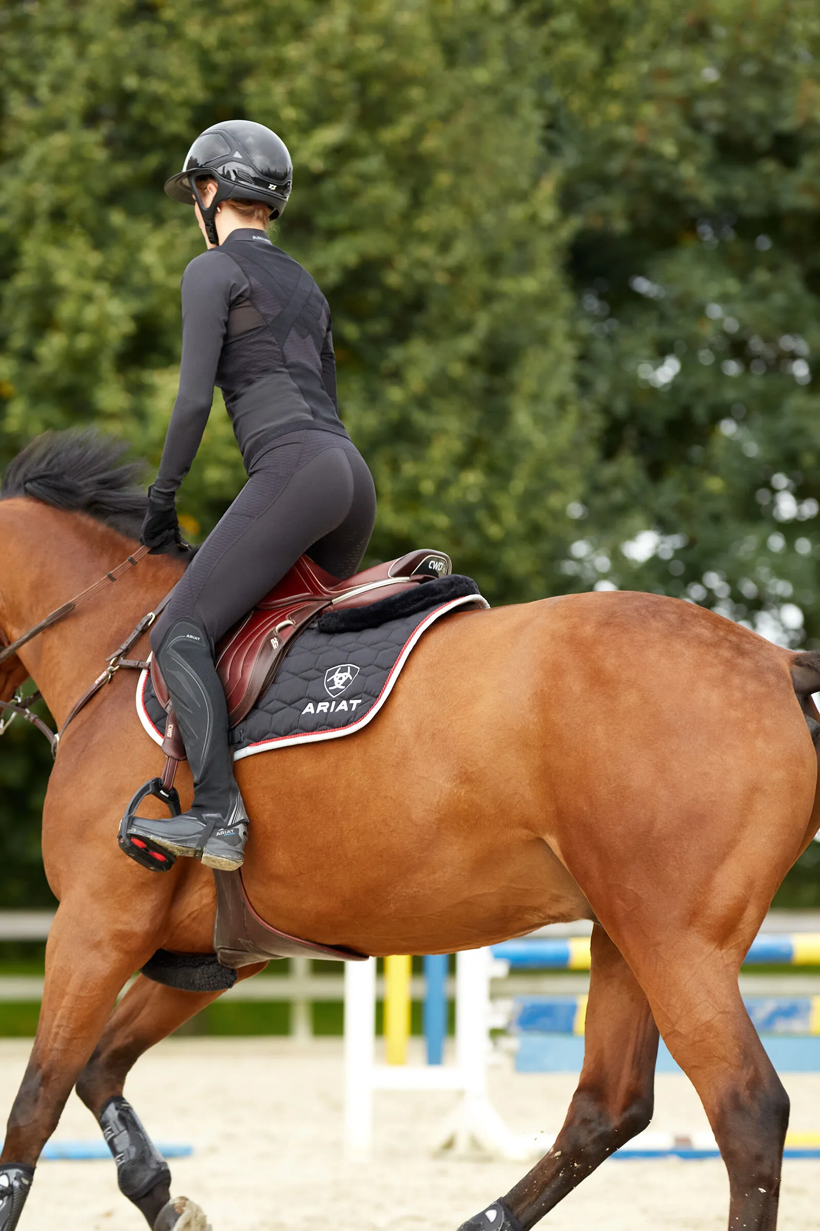 Ariat Ascent Leggins da equitazione con grip al ginocchio per donna