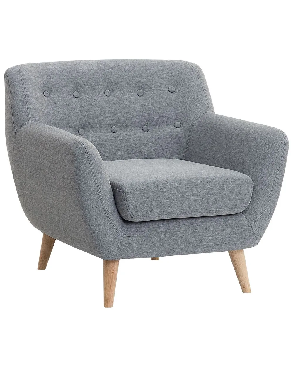 Armchair MOTALA Fabric Light Grey