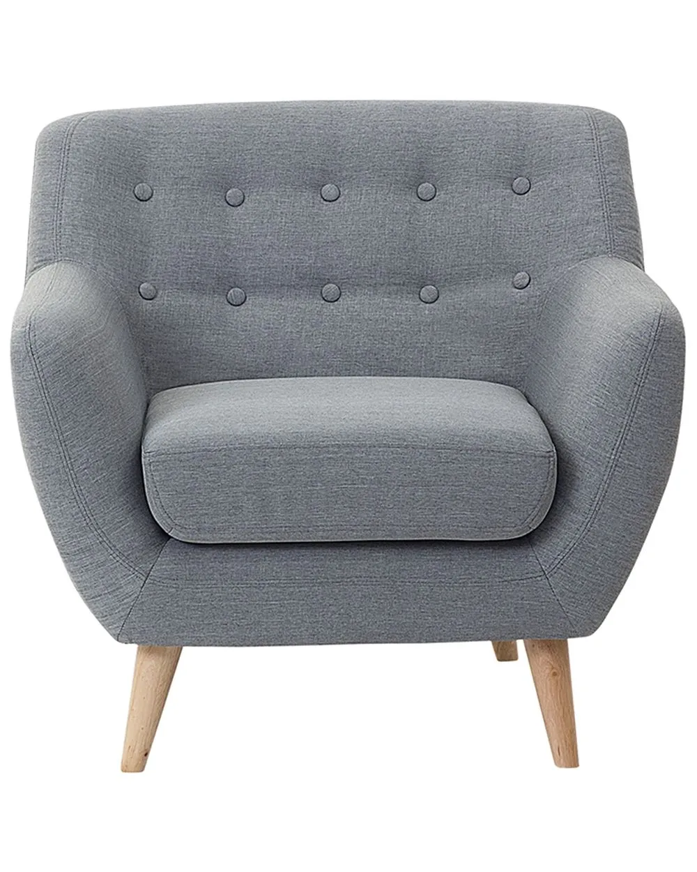 Armchair MOTALA Fabric Light Grey