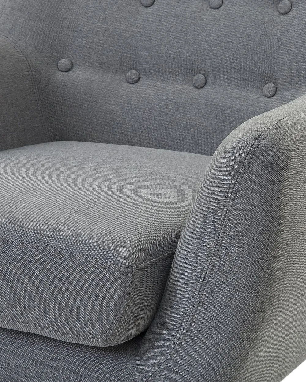 Armchair MOTALA Fabric Light Grey