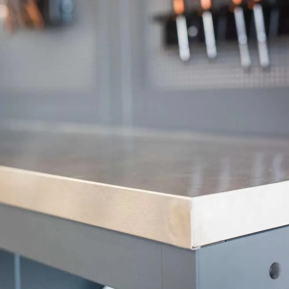 Arredamento modulare C45PRO CX Beta (piano in acciaio inox) 