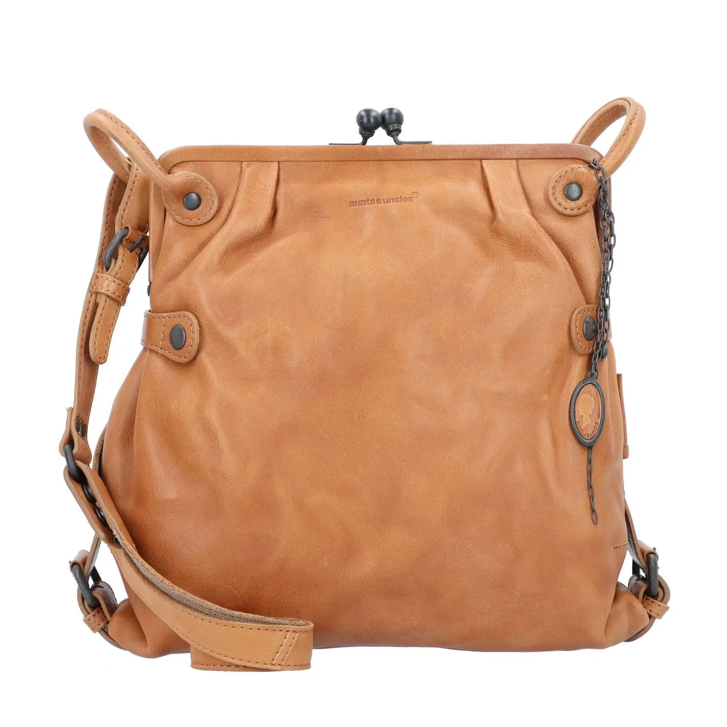 aunts & uncles Borsa a tracolla Mrs.Tea Cake del Grandma's Luxury Club in pelle 29 cm