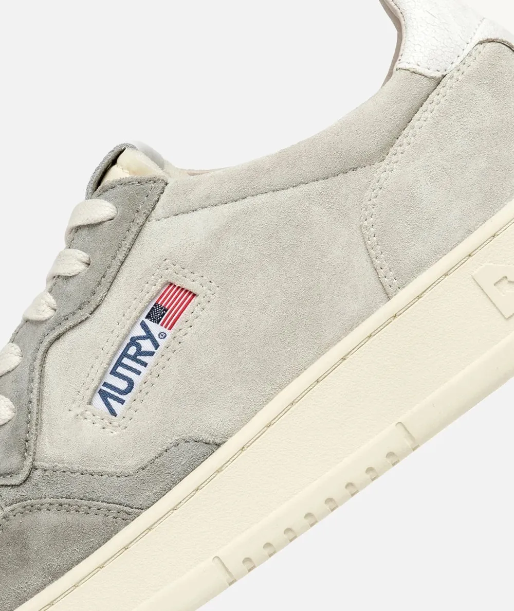 AUTRY UOMO--Sneakers Medalist Low in suede bicolor