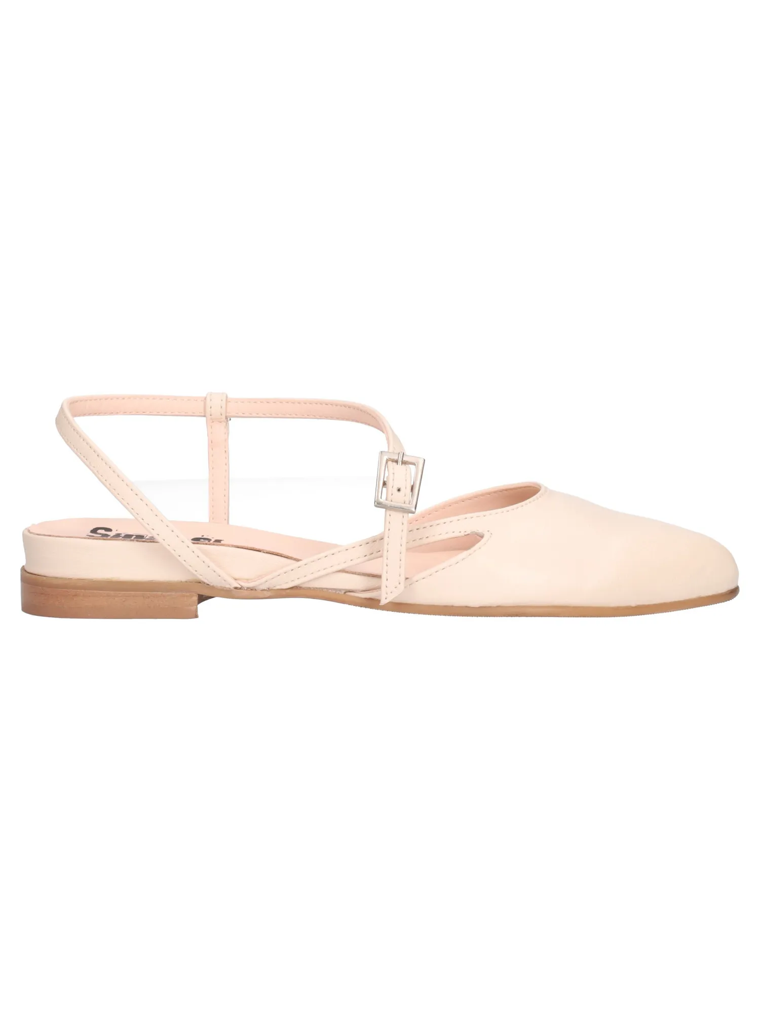 Ballerina aperta dietro Sinapsi da donna beige