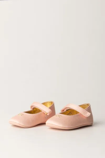 Ballerine bambina chiusura strappo Pink
