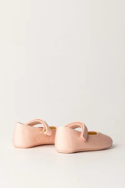 Ballerine bambina chiusura strappo Pink