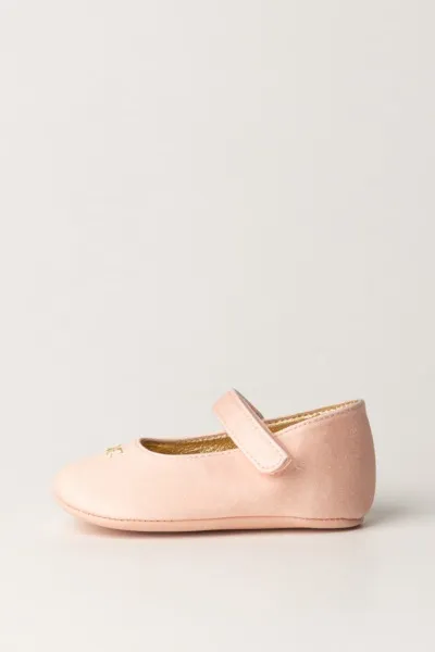 Ballerine bambina chiusura strappo Pink