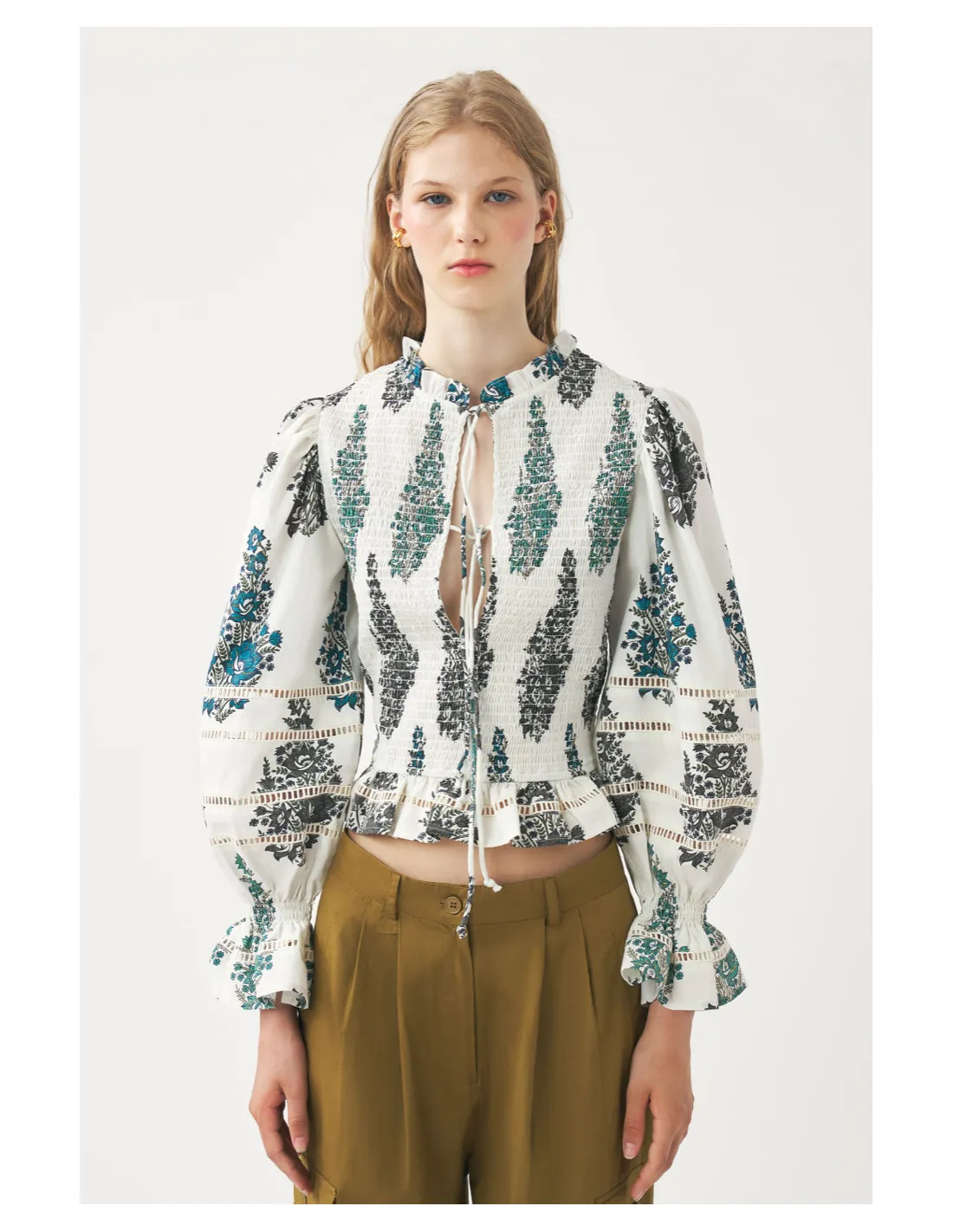 Blouse Muguet Smock - Antik Batik