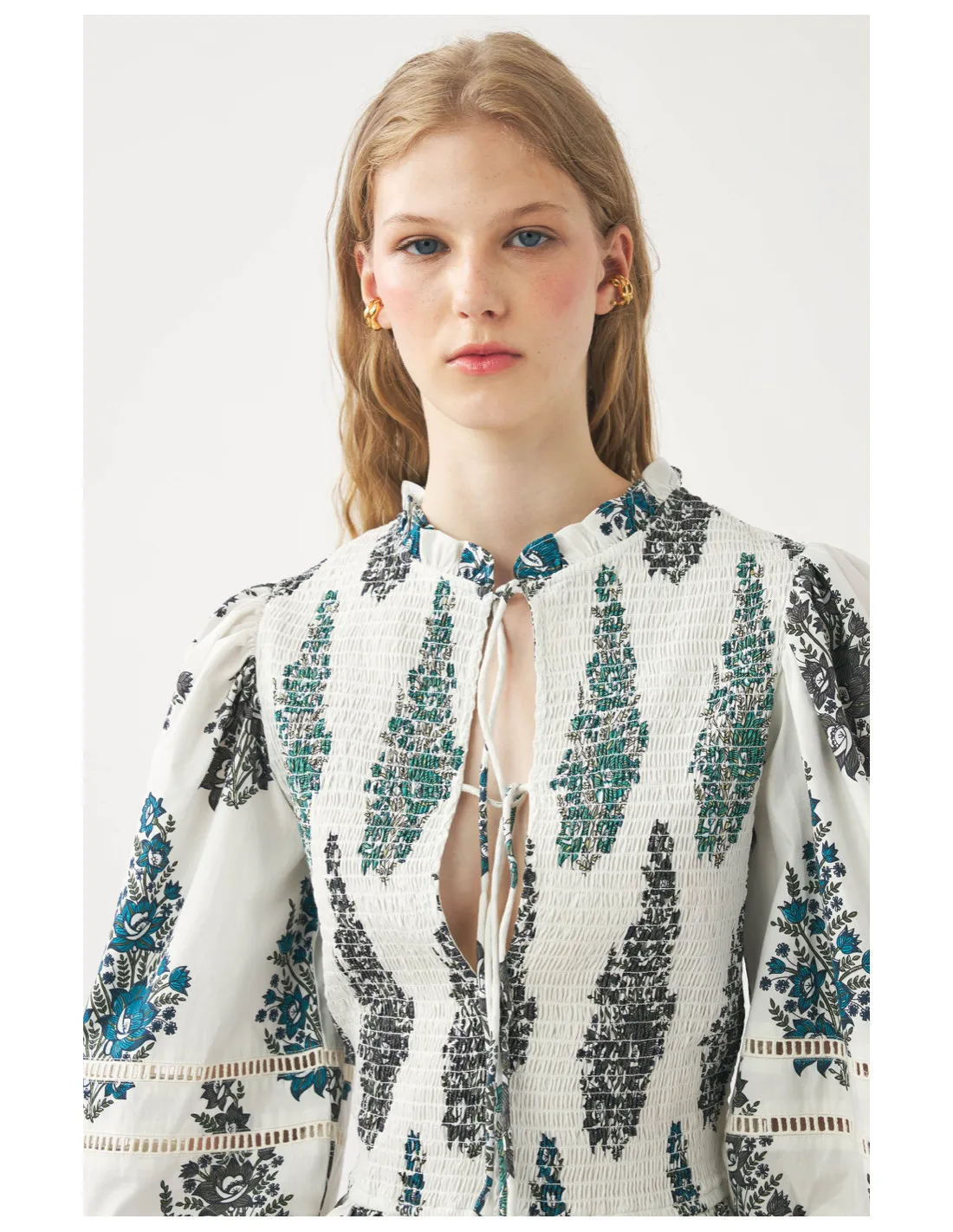 Blouse Muguet Smock - Antik Batik