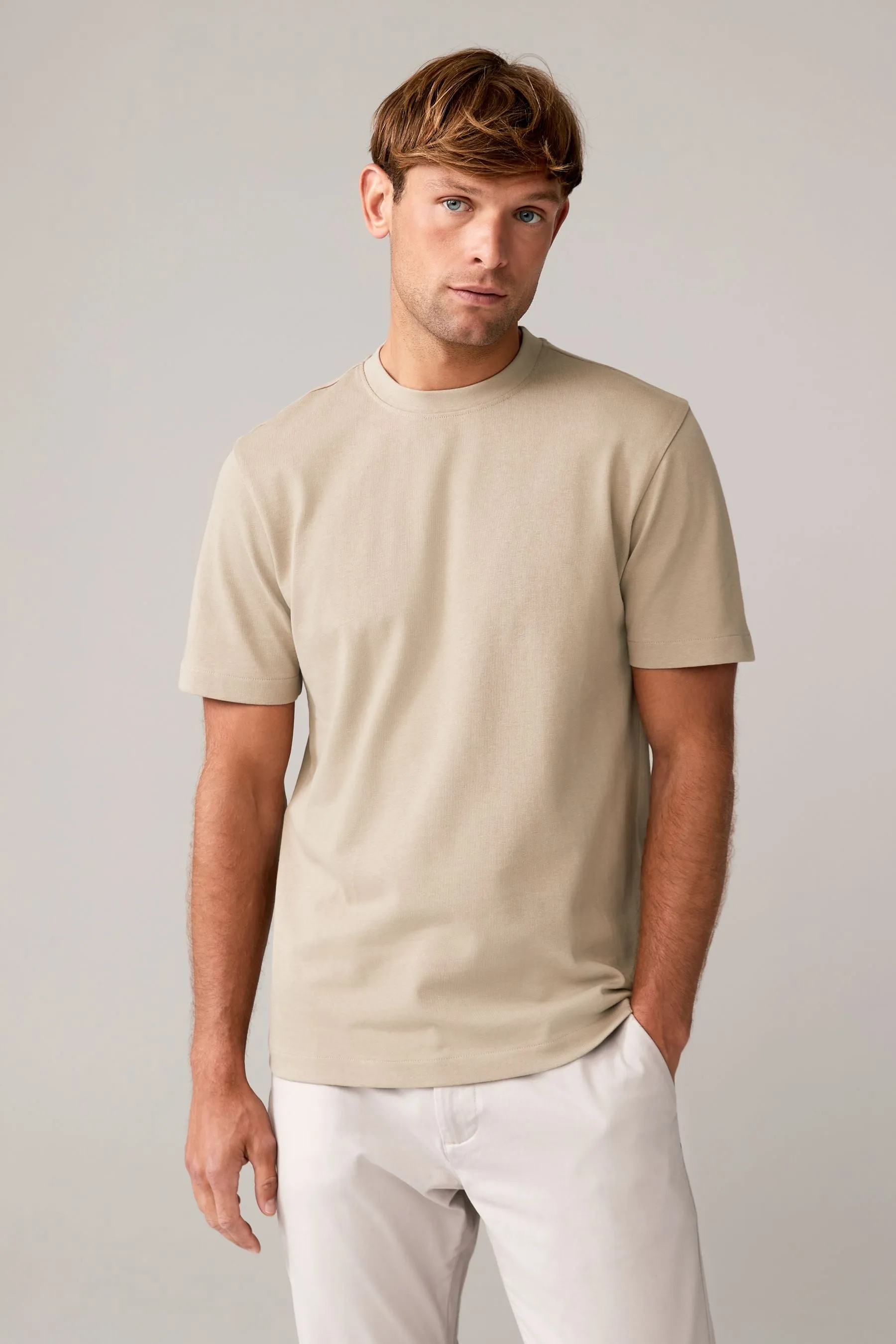 Blu navy/Bianco/Stone  - T-shirt pesanti da 3 Confezione