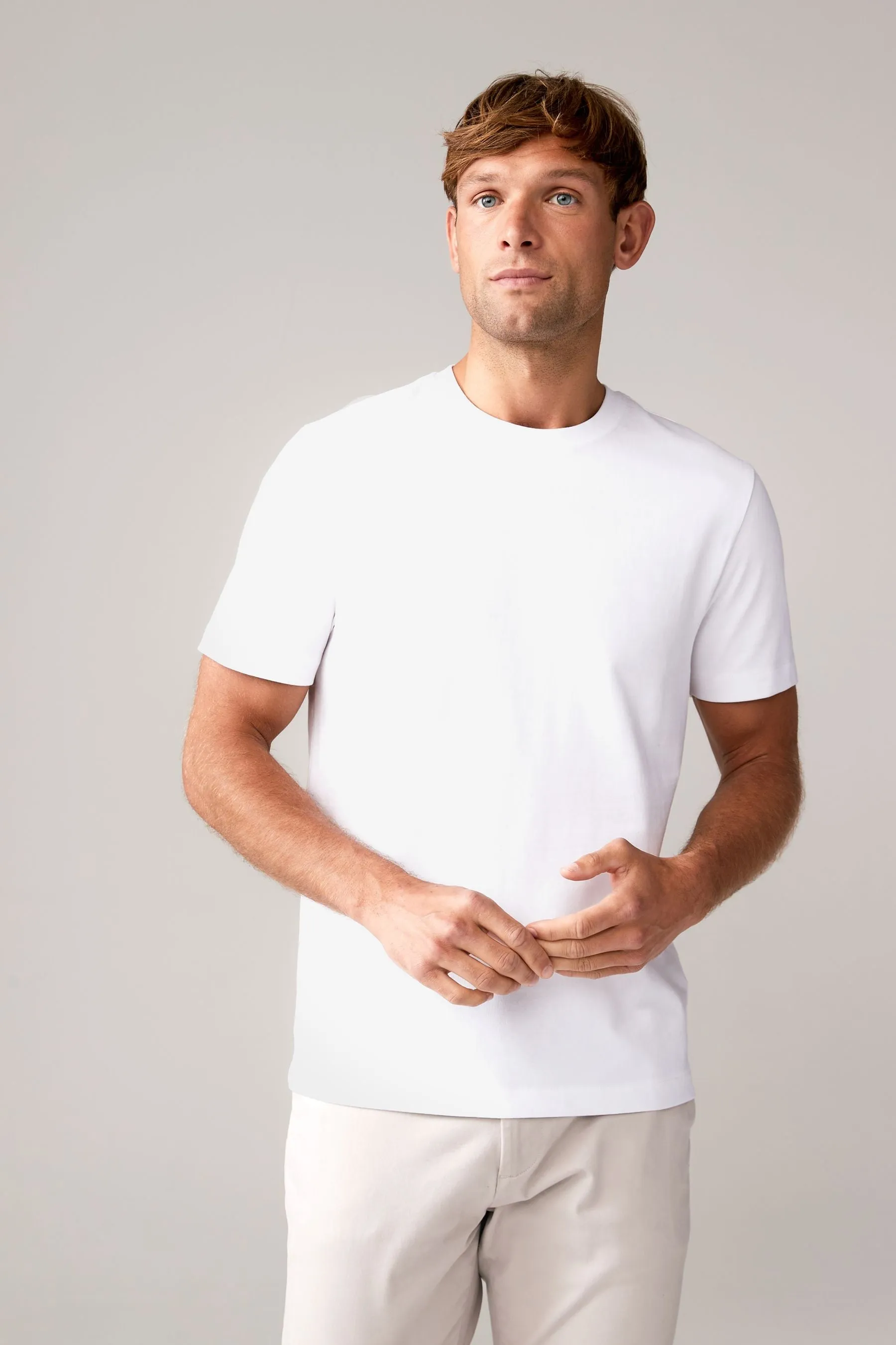 Blu navy/Bianco/Stone  - T-shirt pesanti da 3 Confezione