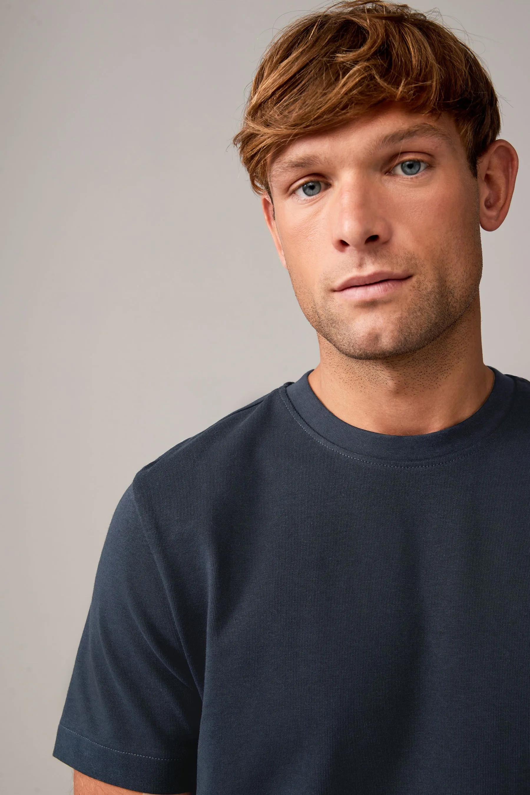 Blu navy/Bianco/Stone  - T-shirt pesanti da 3 Confezione