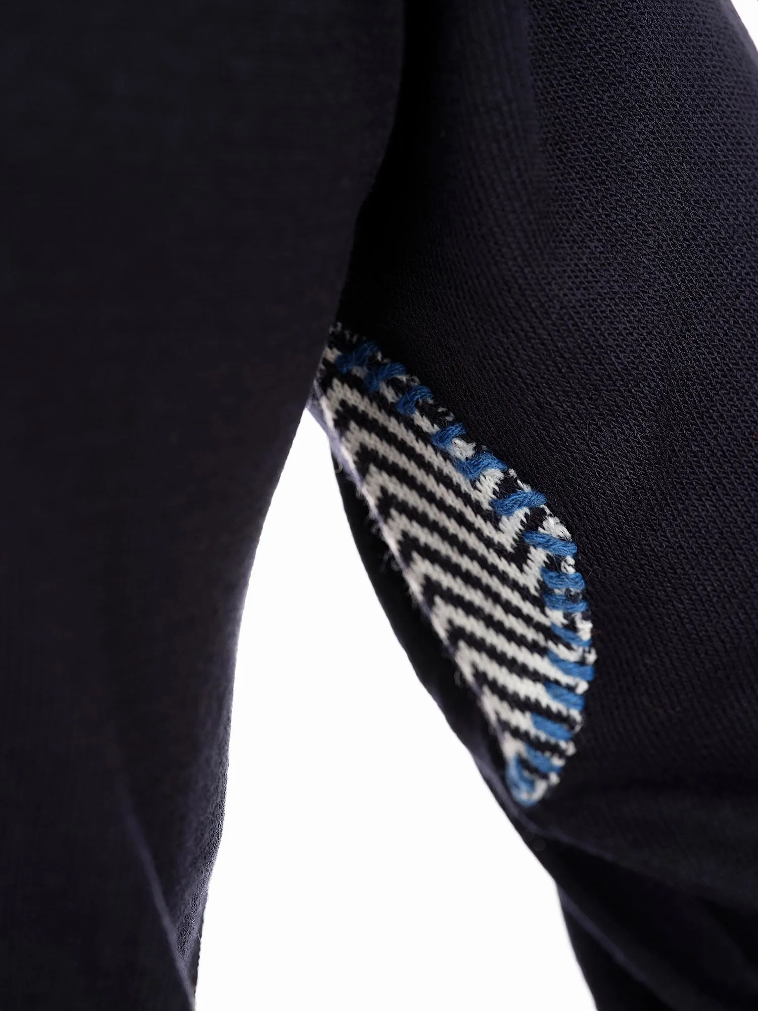 Blue Turtleneck Sweater for Men