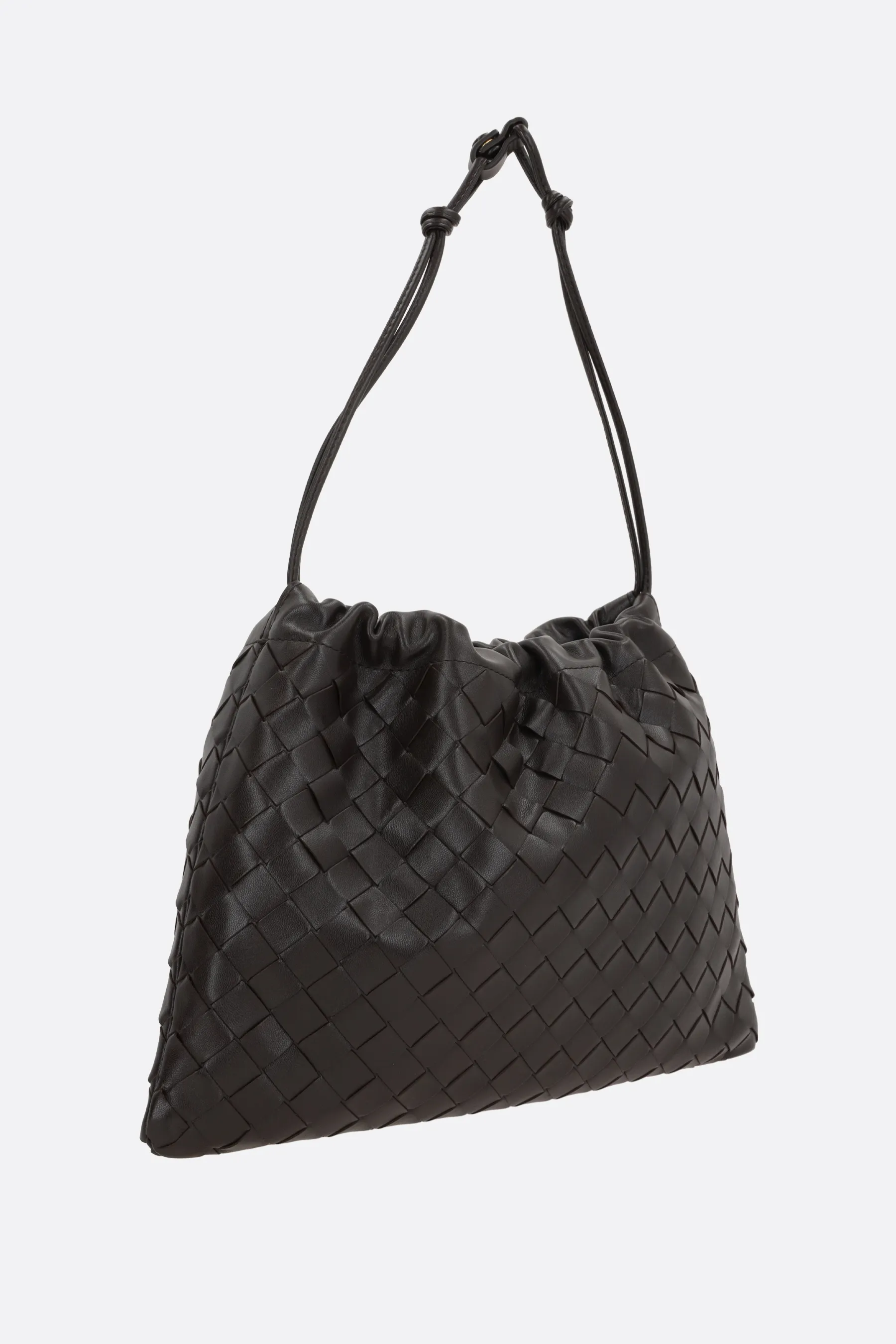  BOTTEGA VENETA borsa a spalla Dustbag media in Intrecciato 15 