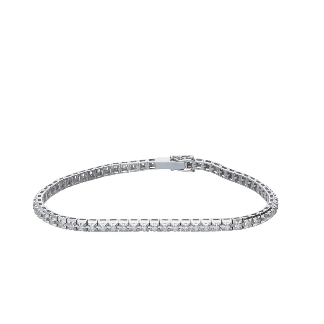Bracciale tennis con diamanti