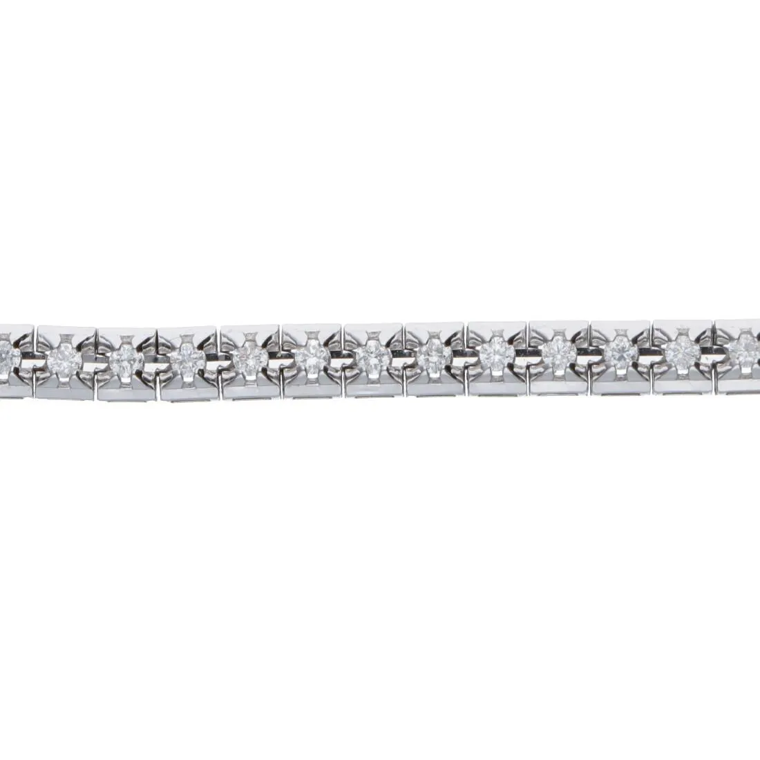 Bracciale tennis con diamanti