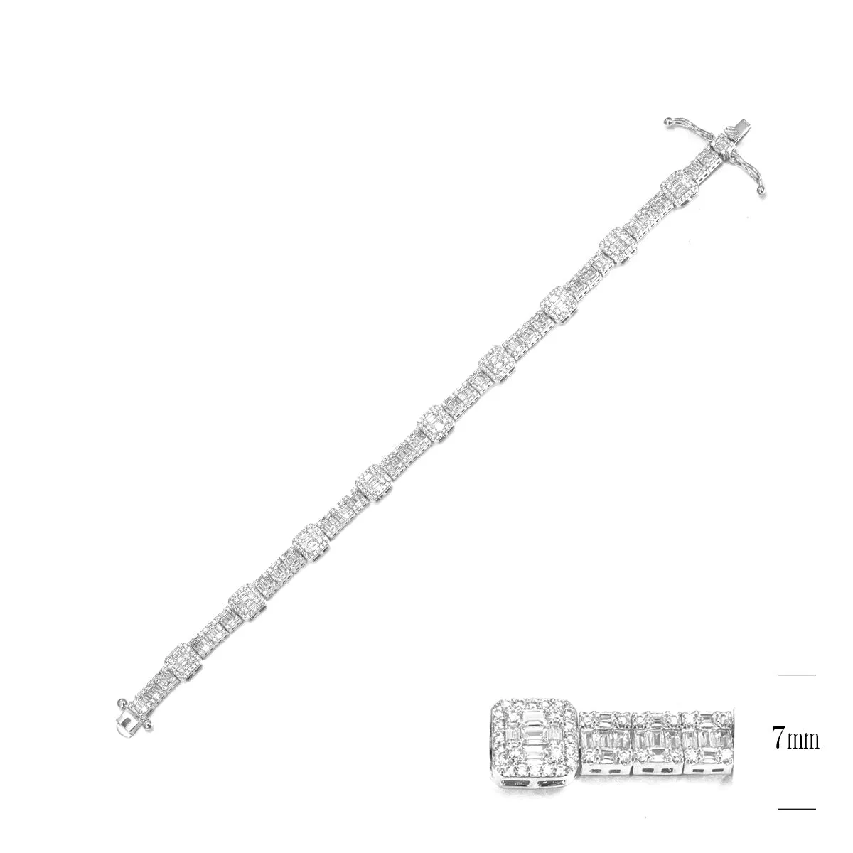 Bracciale TENNIS SQUARE DIAMOND