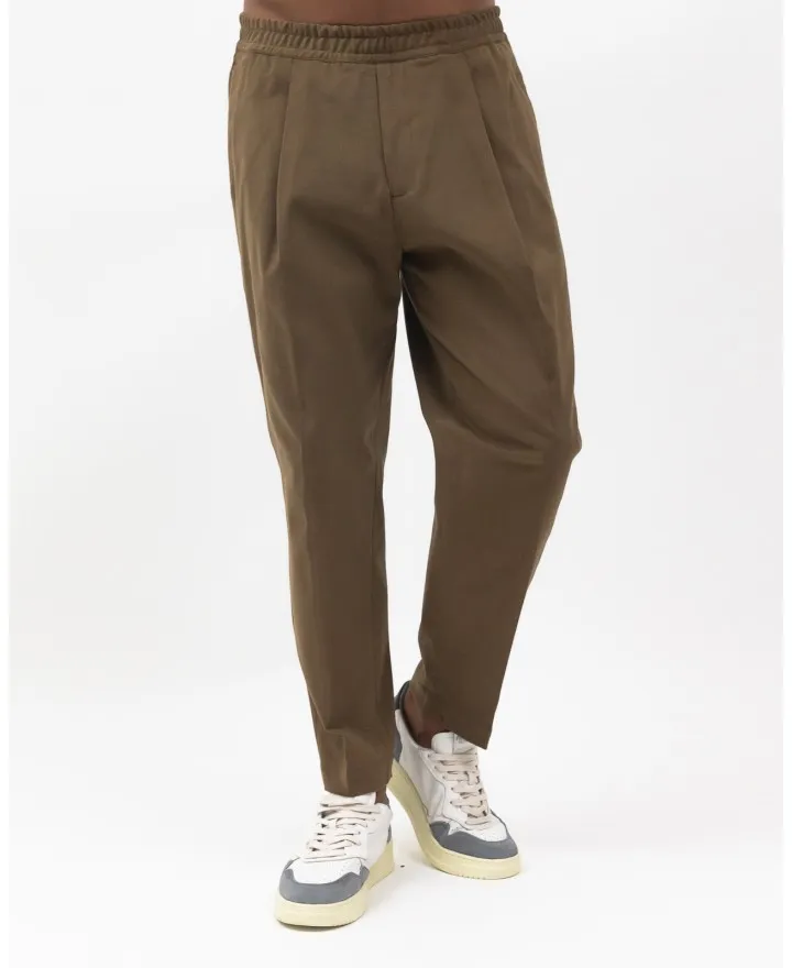 Briglia - Pantalone Savoysin Cotone Cacao Uomo
