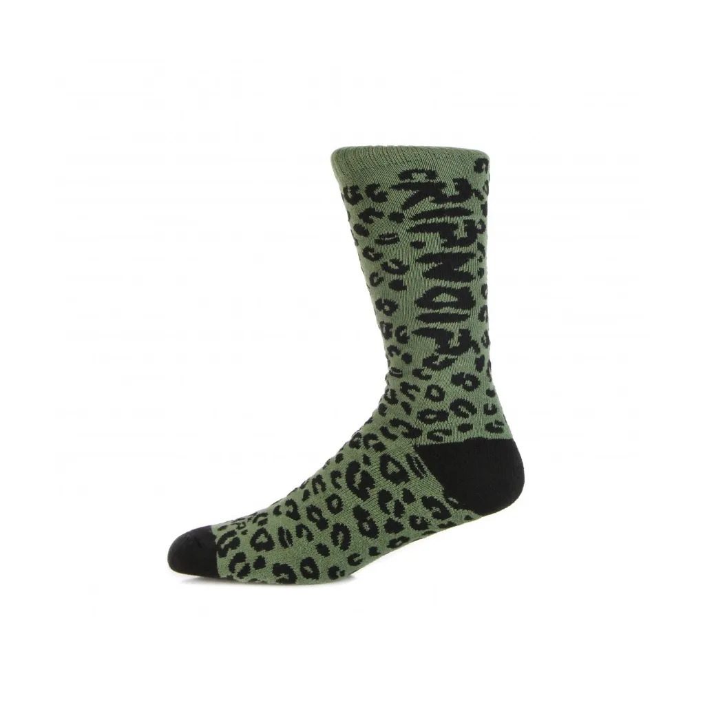 calza media uomo spotted socks OLIVE