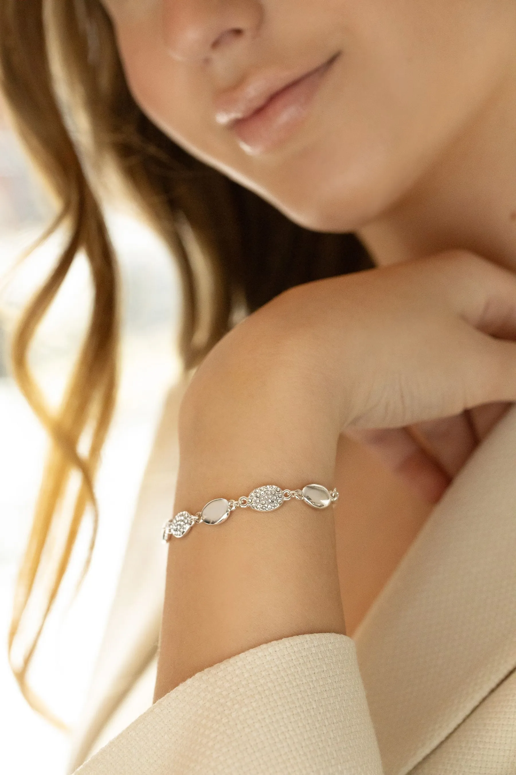 Caramel Jewellery London - Be Your Own Kind Of Sparkle Argento - Bracciale dell'amicizia