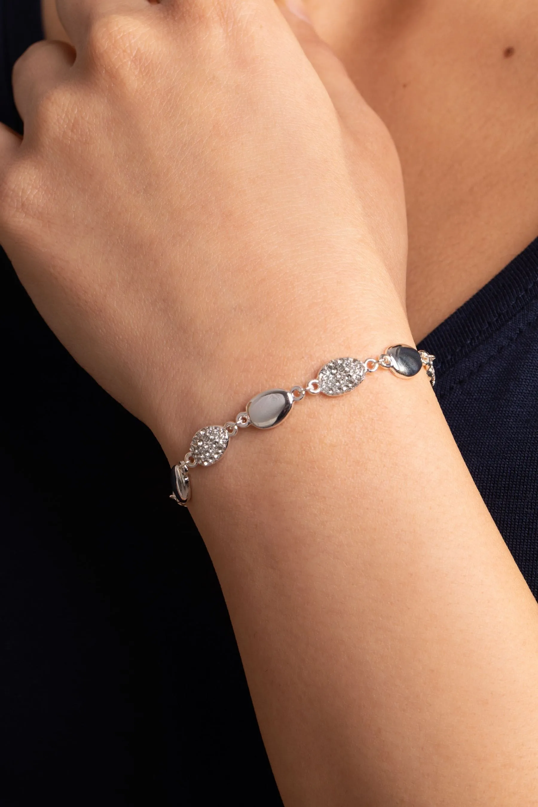 Caramel Jewellery London - Be Your Own Kind Of Sparkle Argento - Bracciale dell'amicizia