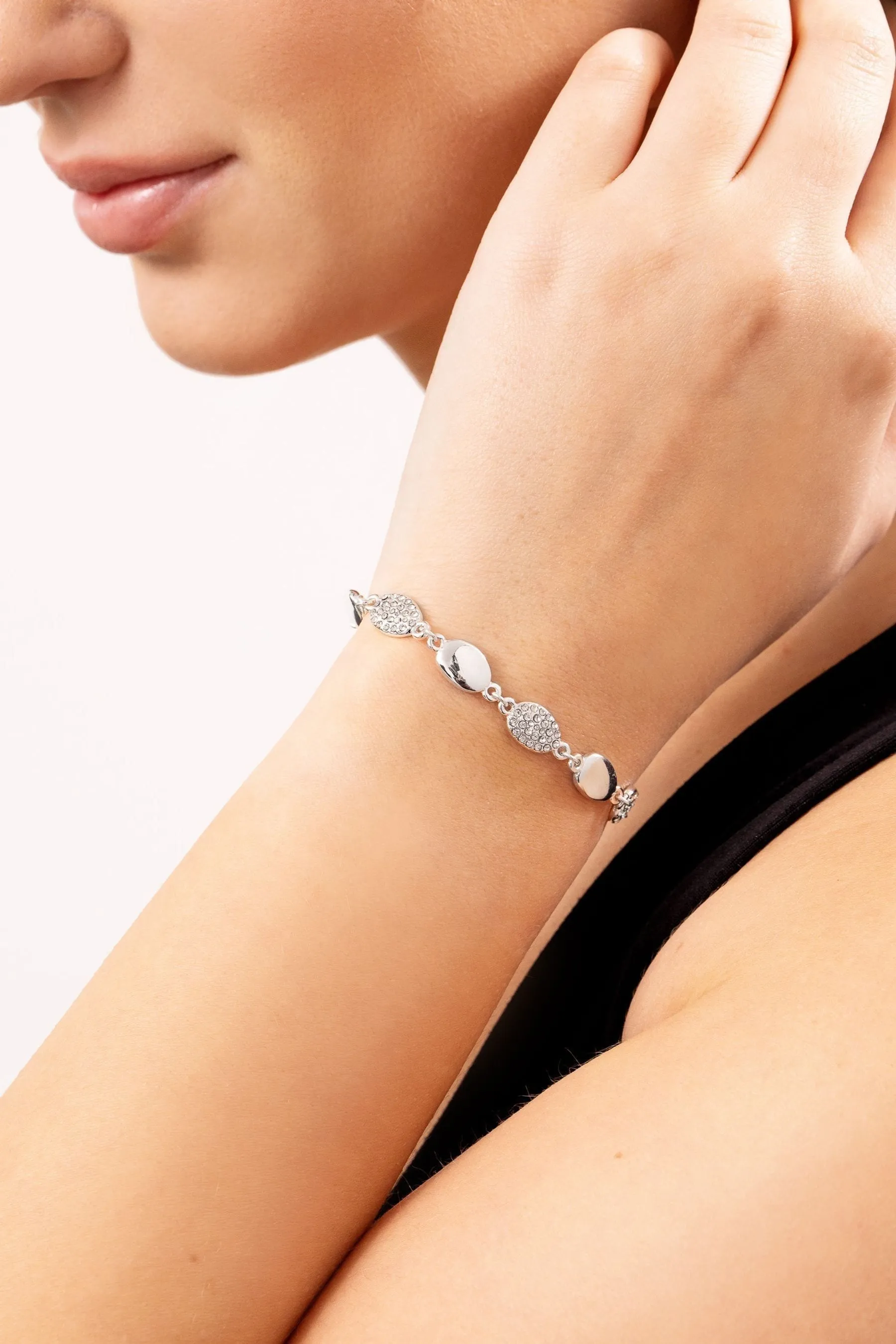 Caramel Jewellery London - Be Your Own Kind Of Sparkle Argento - Bracciale dell'amicizia