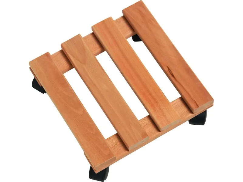 Carrello portapiante 25x25 cm faggio