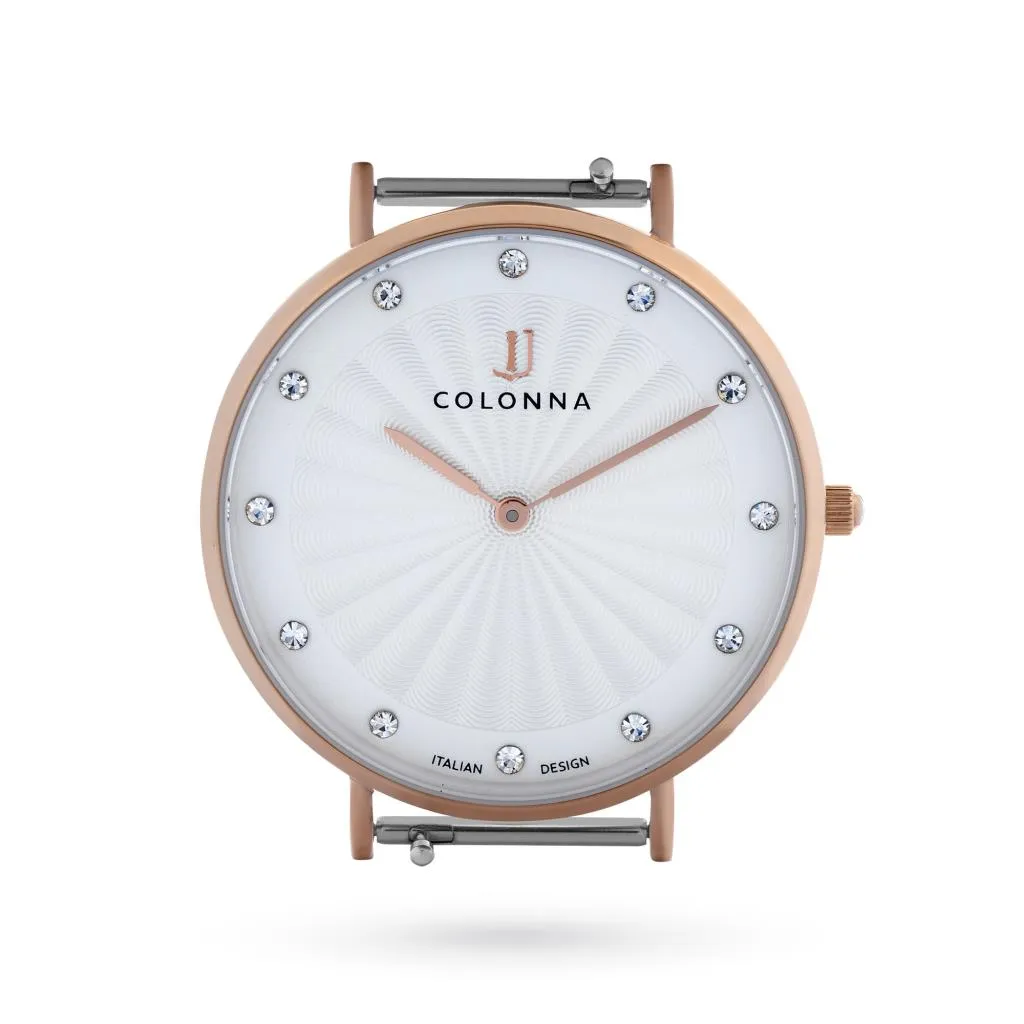 Cassa orologio Colonna ultrapiatto bianco 36mm