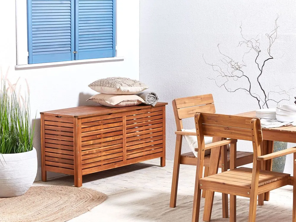 Cesta RIVIERA Legno d'acacia 130 cm 48 cm Marrone
