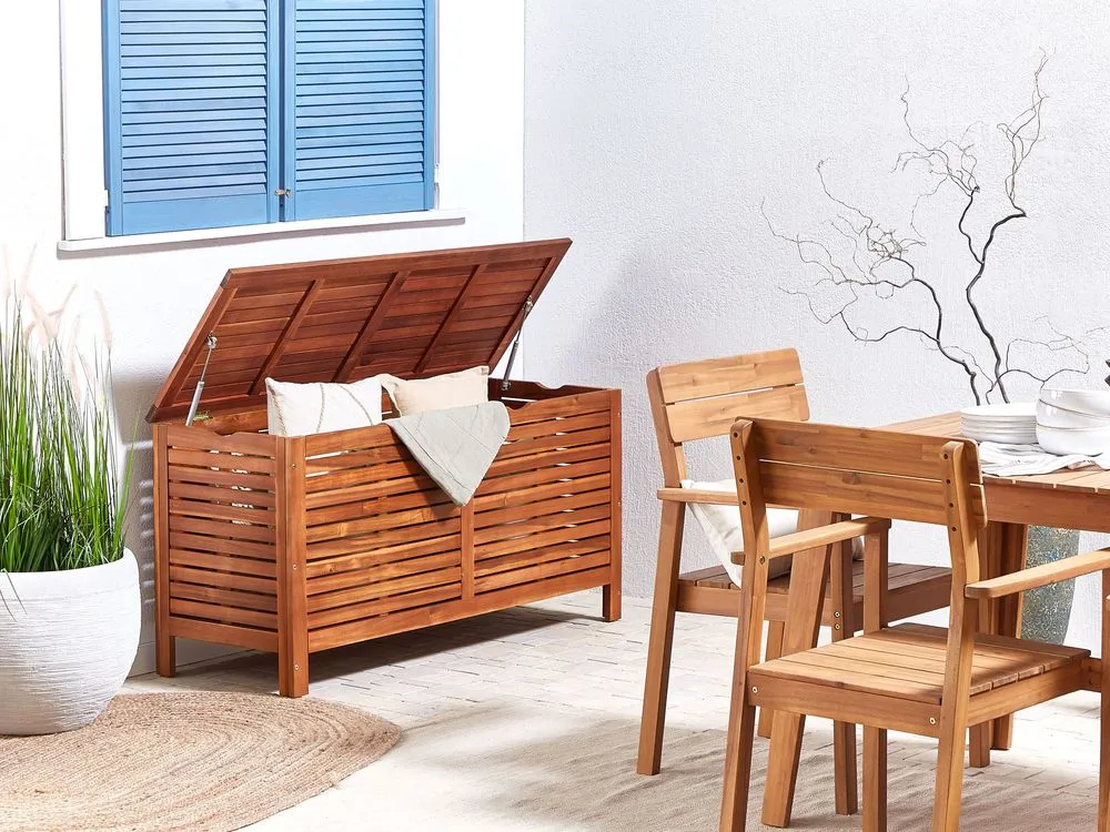 Cesta RIVIERA Legno d'acacia 130 cm 48 cm Marrone