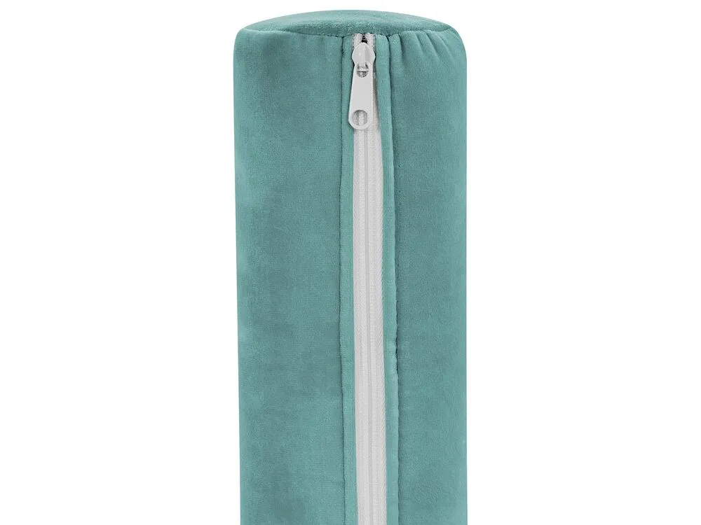 Chaise longue contenitore velluto verde acqua sinistra PESSAC