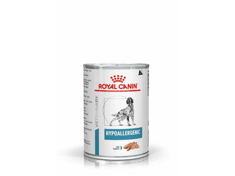 Cibo umido per cani Royal Canin Hypoallergenic lattina 410 g