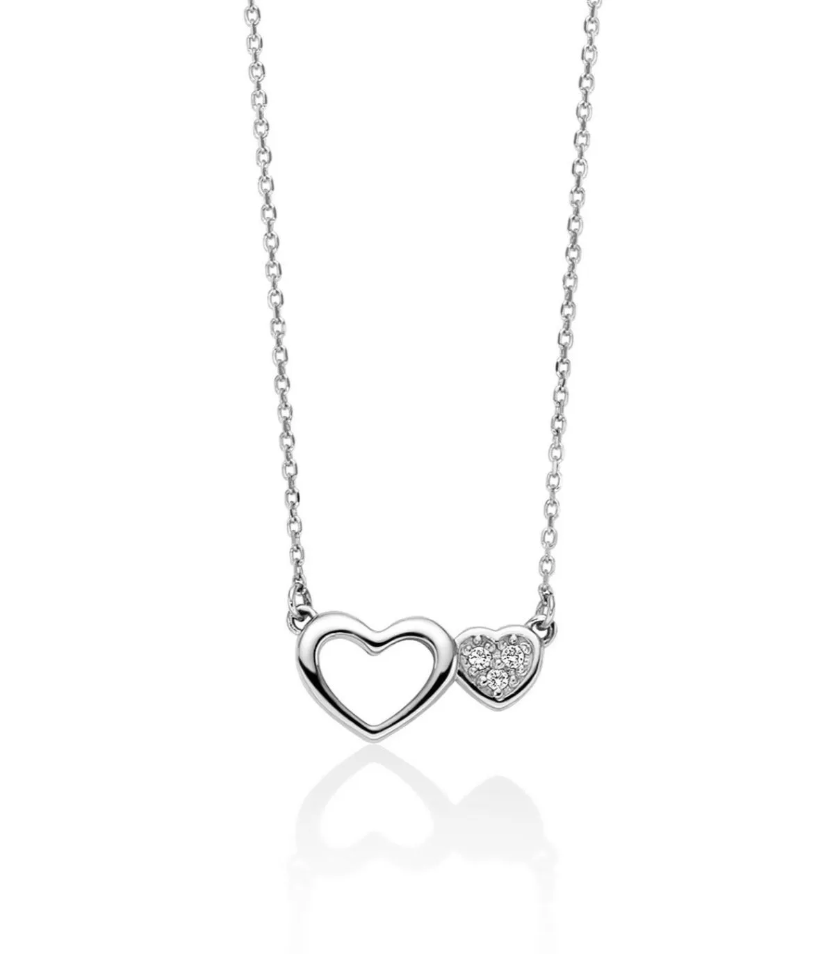 Collana Miluna Oro Bianco 9kt e Diamanti CLD4669X