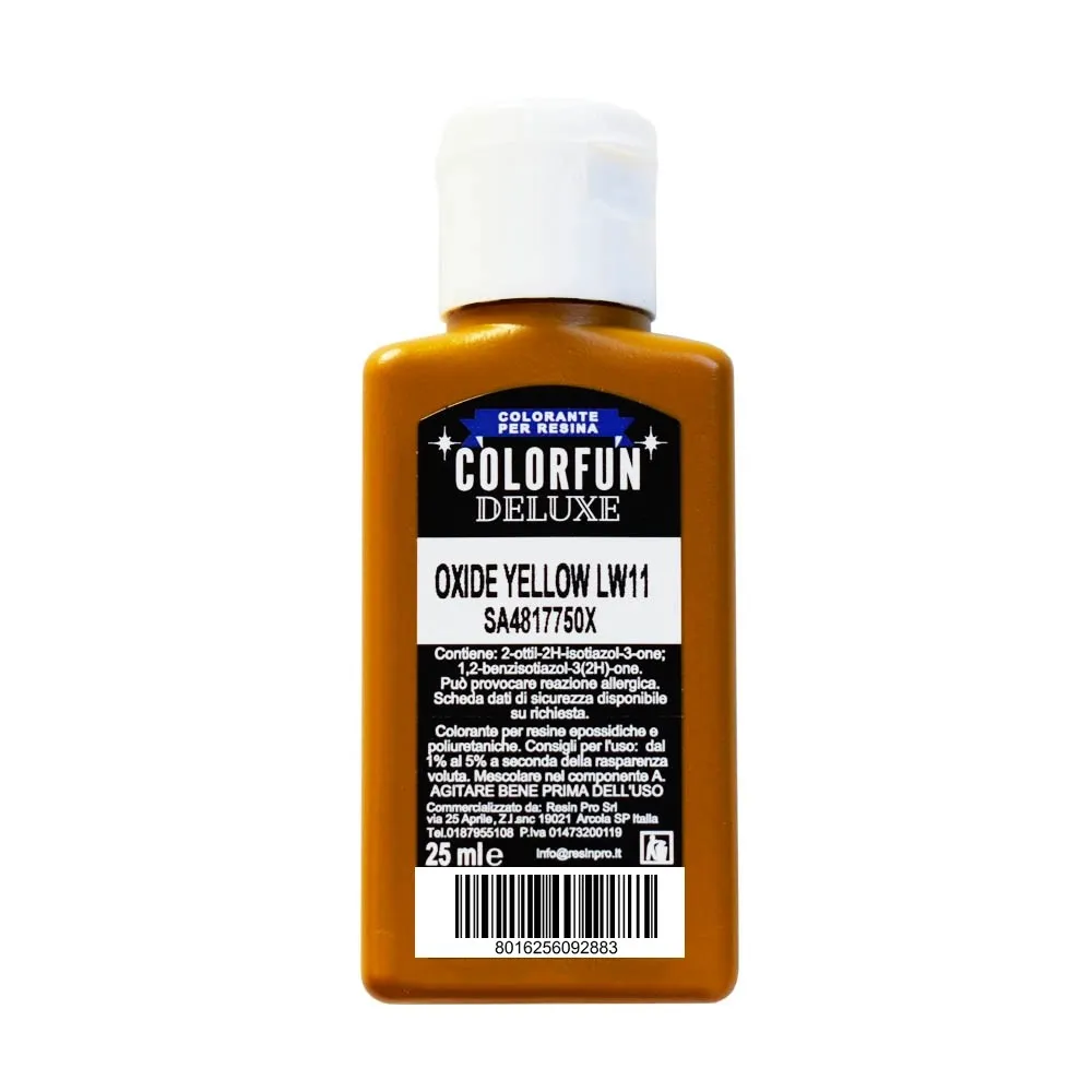Colorante per resine epossidiche Colorfun Deluxe giallo 25 ml
