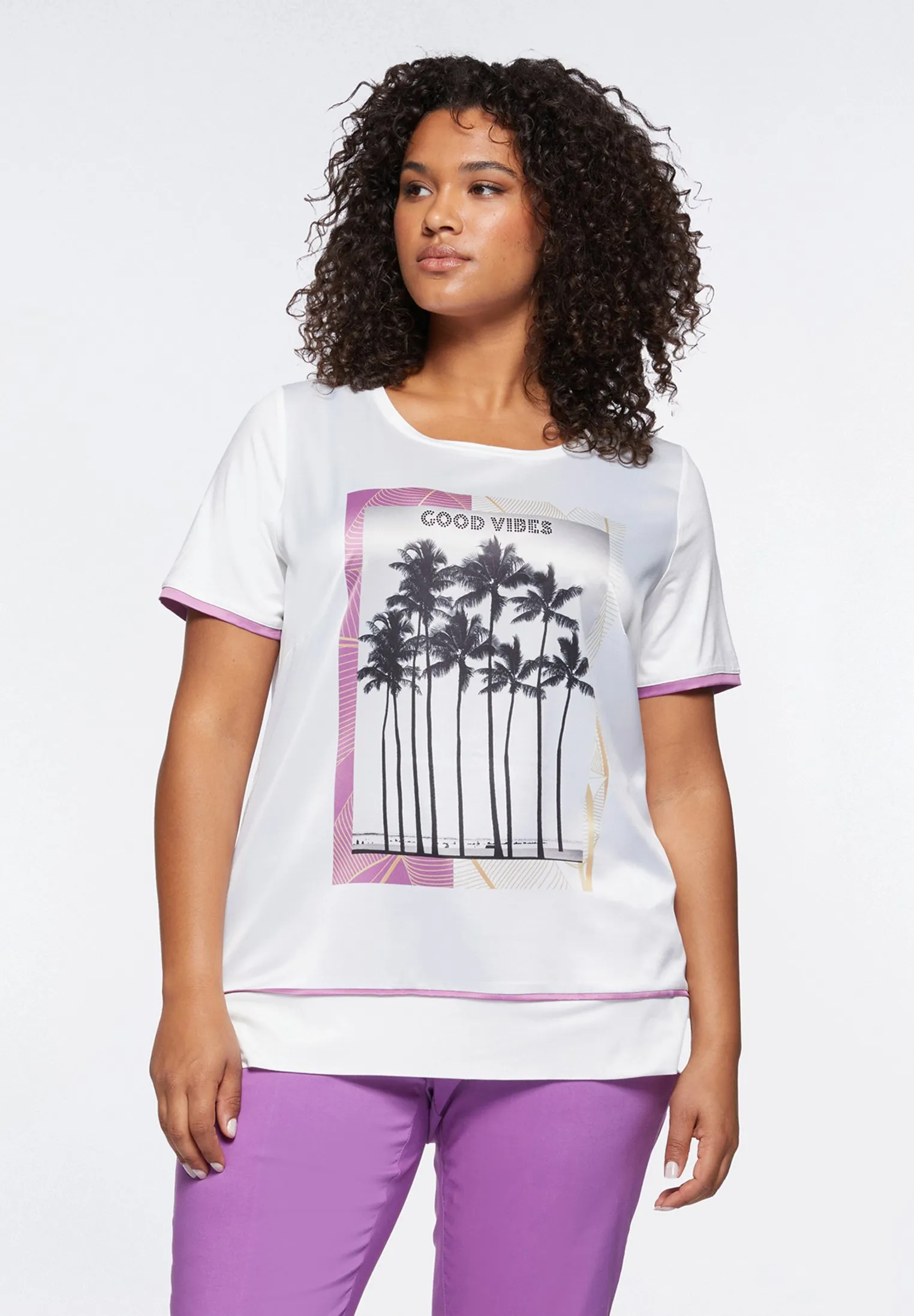 CON PALME - T-shirt con stampa