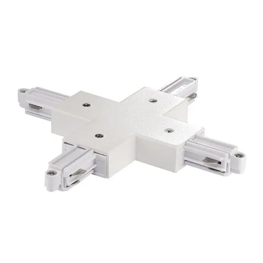 Connettore a X per binario Link, bianco