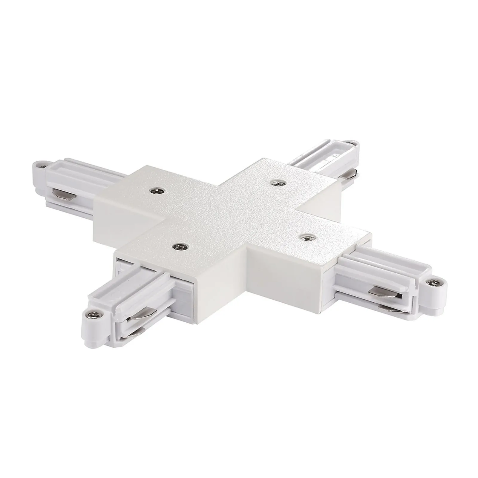 Connettore a X per binario Link, bianco