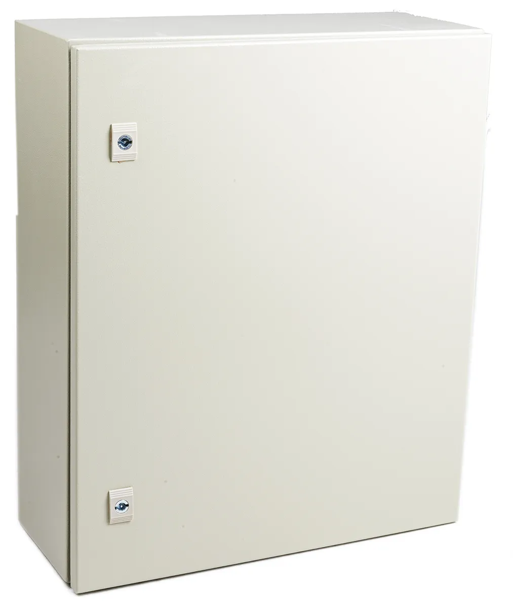 Contenitore a parete RS PRO in Acciaio 600 x 500 x 200mm, col. RAL 7032, IP66