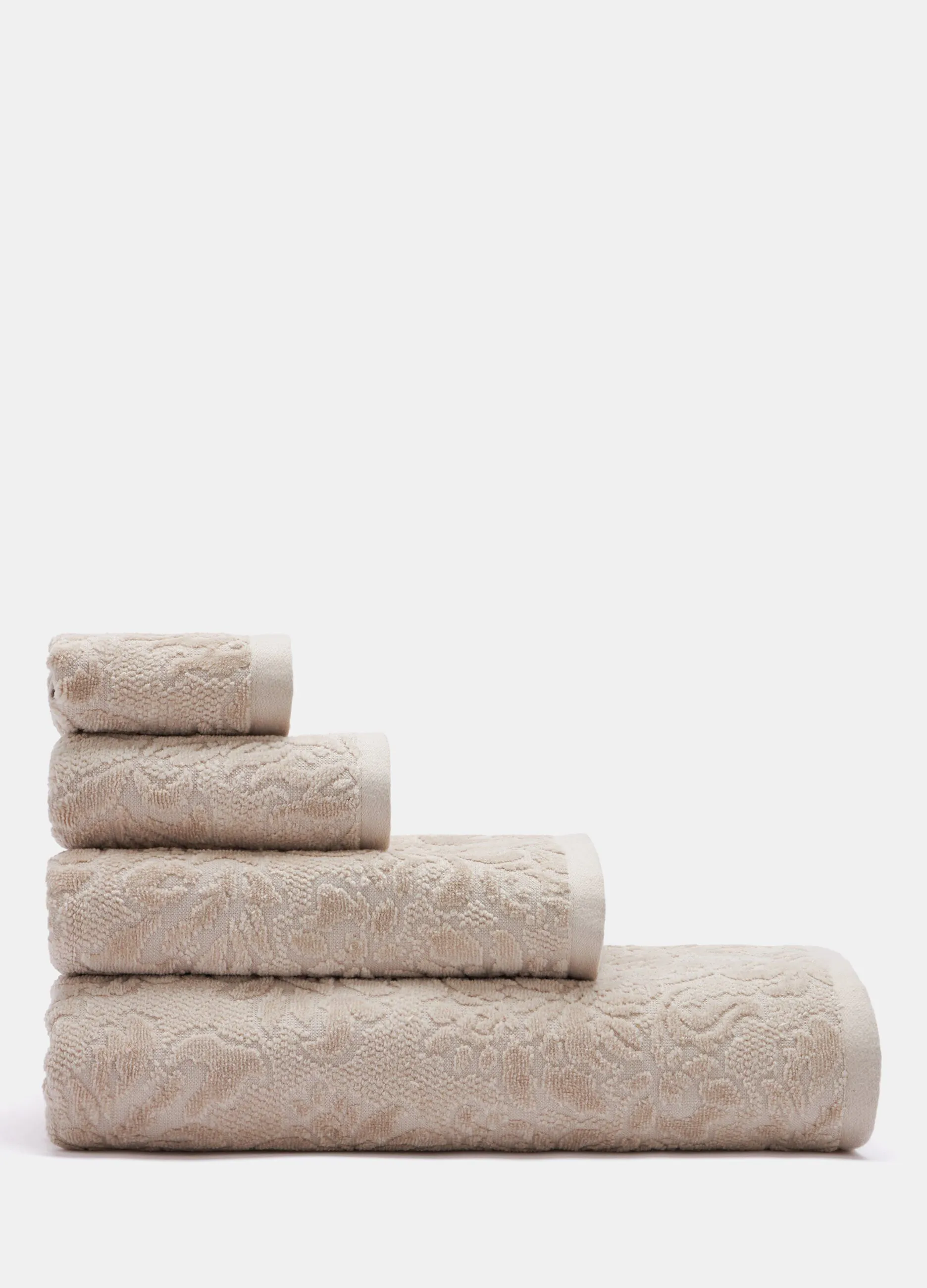 CROFF  Telo da bagno jacquard Made in Portogallo