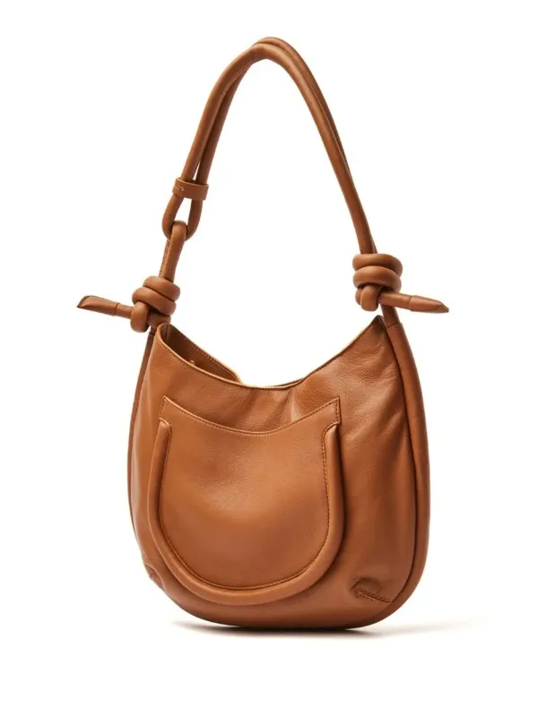 Demi Piuma Knot crescent shoulder bag