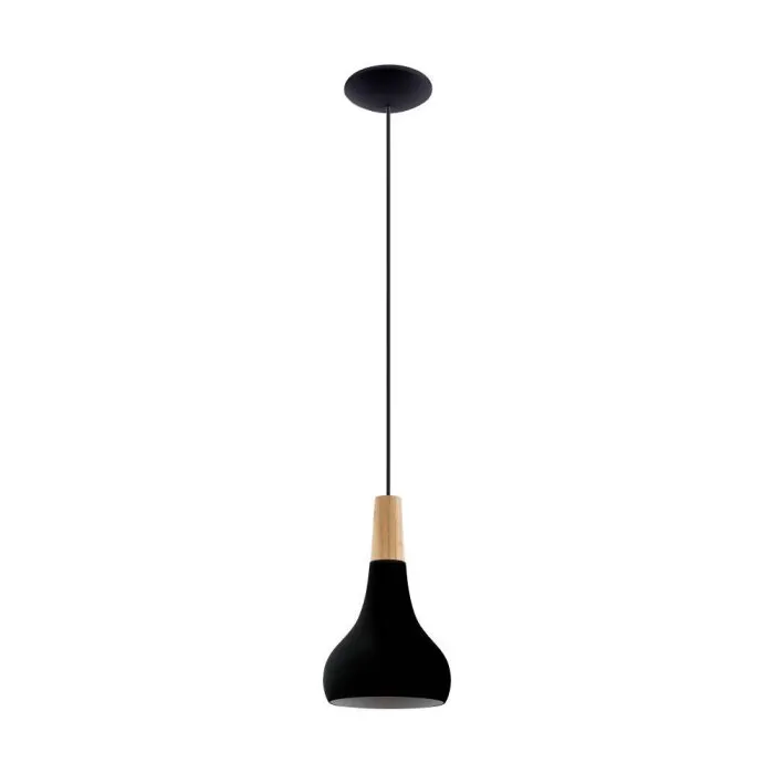 Eglo SABINAR Lampadario a sospensione Marrone, Nero, 1-Luce